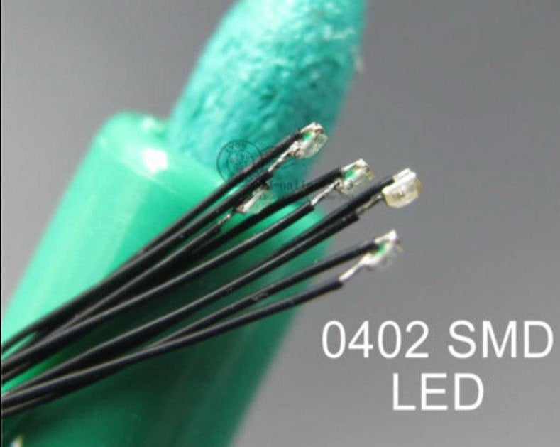 0402 SMD Pre-soldered micro litz wired LED leads resistor 20cm 8-15V Model DIY 9 Colors can choose - LED Lights For Sale : Affordable LED Solutions : Wholesale Prices