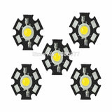 High Power LED Beads Full Spectrum White Warm white Green Blue Deep Red 660nm Royal blue With 20mm Black Star PCB