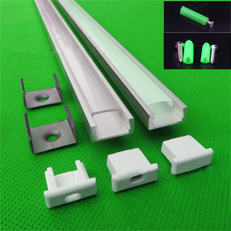 LED aluminum profile for 5050 5630  led strip,milky/transparent cover for 12mm pcb,tape light housing