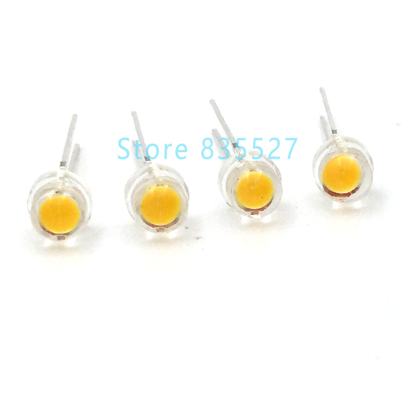 Lot LED 5MM F5 warm white / white 0.25W Super Big Chip Bright Strawhat Light Emitting Diode Chandelier Crystal Lamp DIP