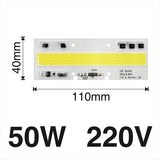 Smart IC Light LED Bright COB Bulb Lamp 30W 50W 70W 100W 150W AC220V 110V Input High Power IP65 Smart IC DIY For LED Flood Light