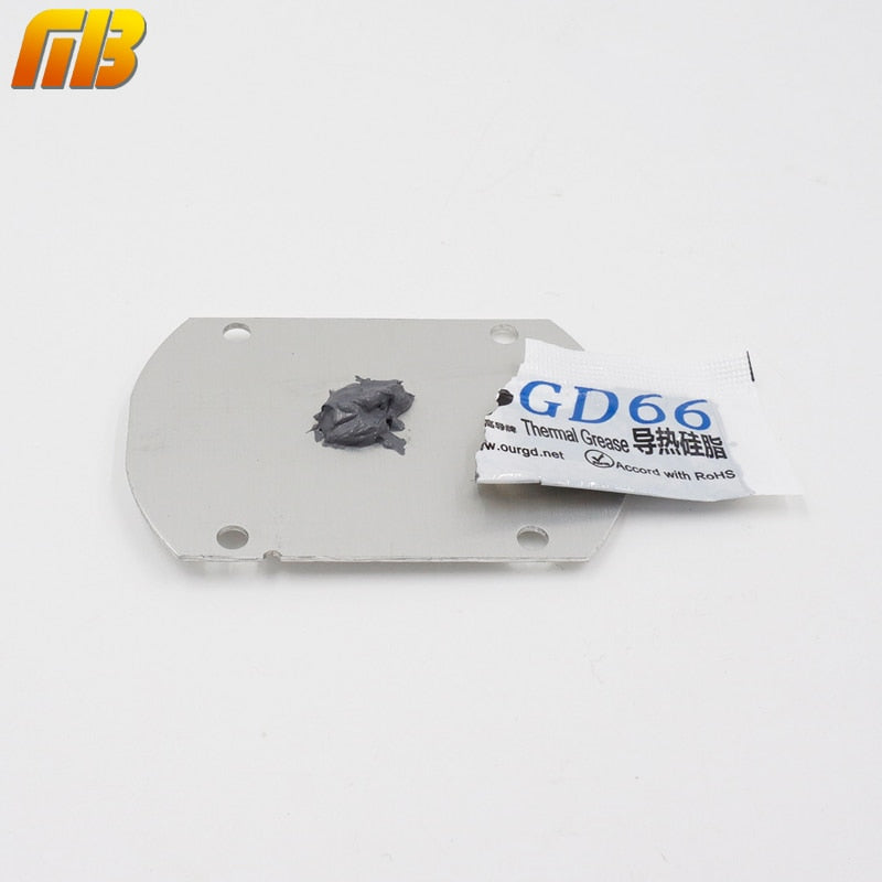 GD66 Thermal Conductive Grease Paste Silicone Plaster For LED Chip Heatsink Compound 50 Pieces Grams High Performance Gray