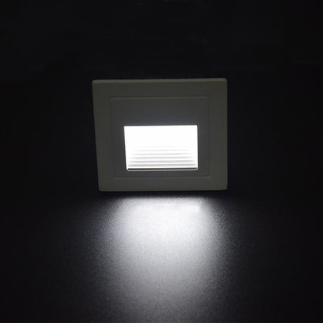 Outdoor Led Step Light IP65 Aluminum Embedded Staircase Corner Lamp Waterproof Recessed Wall Stair Lamp Footlight