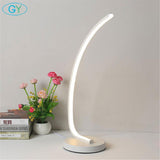 Table Lamp Art Design LED Book Light With Plug 16w LED Lamp For Reading Bedside Table Reading Lamp
