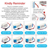 Constant Current External LED Driver 1W 3W 5W 10W 20W 36W 50W 300mA 450mA 600mA 900mA 1500mA Isolation Lighting Transformer