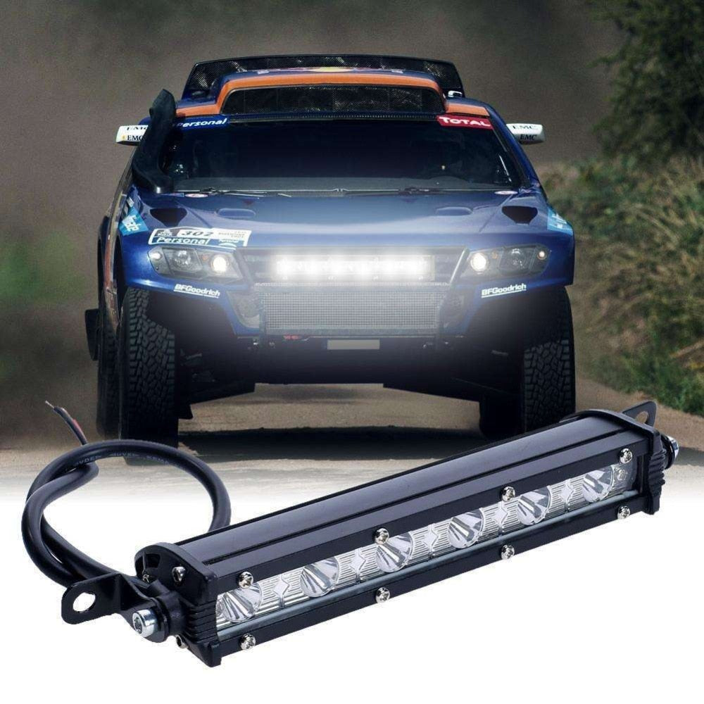 Car Lights With Chips 18W LED Work Light Bar Car Lamp Driving Foglight Offroad for Jeep BMW SUV Boat Car Styling for kia
