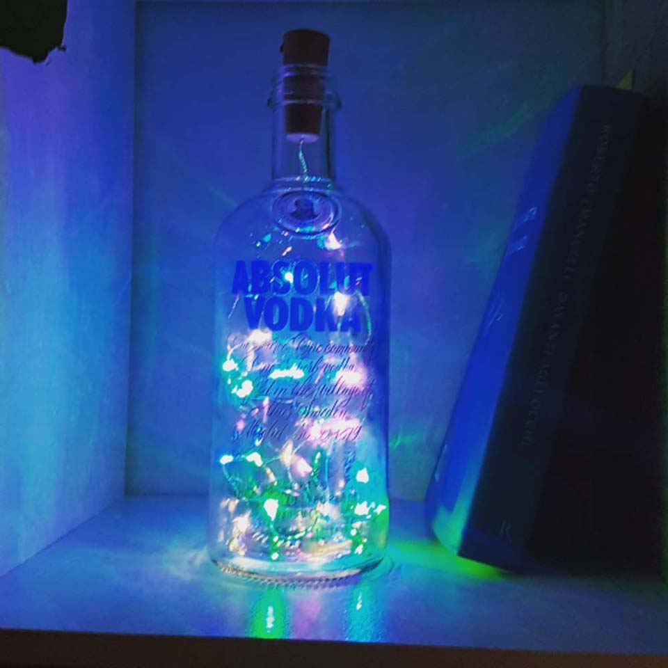 LED Wine Bottle Lights With Cork LED Cork Shape Silver Copper Wire Colorful Fairy Mini String Lights