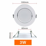 LED Downlight 220V 230V 240V Round Recessed Lamp 3W 5W 7W 9W 12W Led Bulb Bedroom Kitchen Indoor LED Spot Lighting