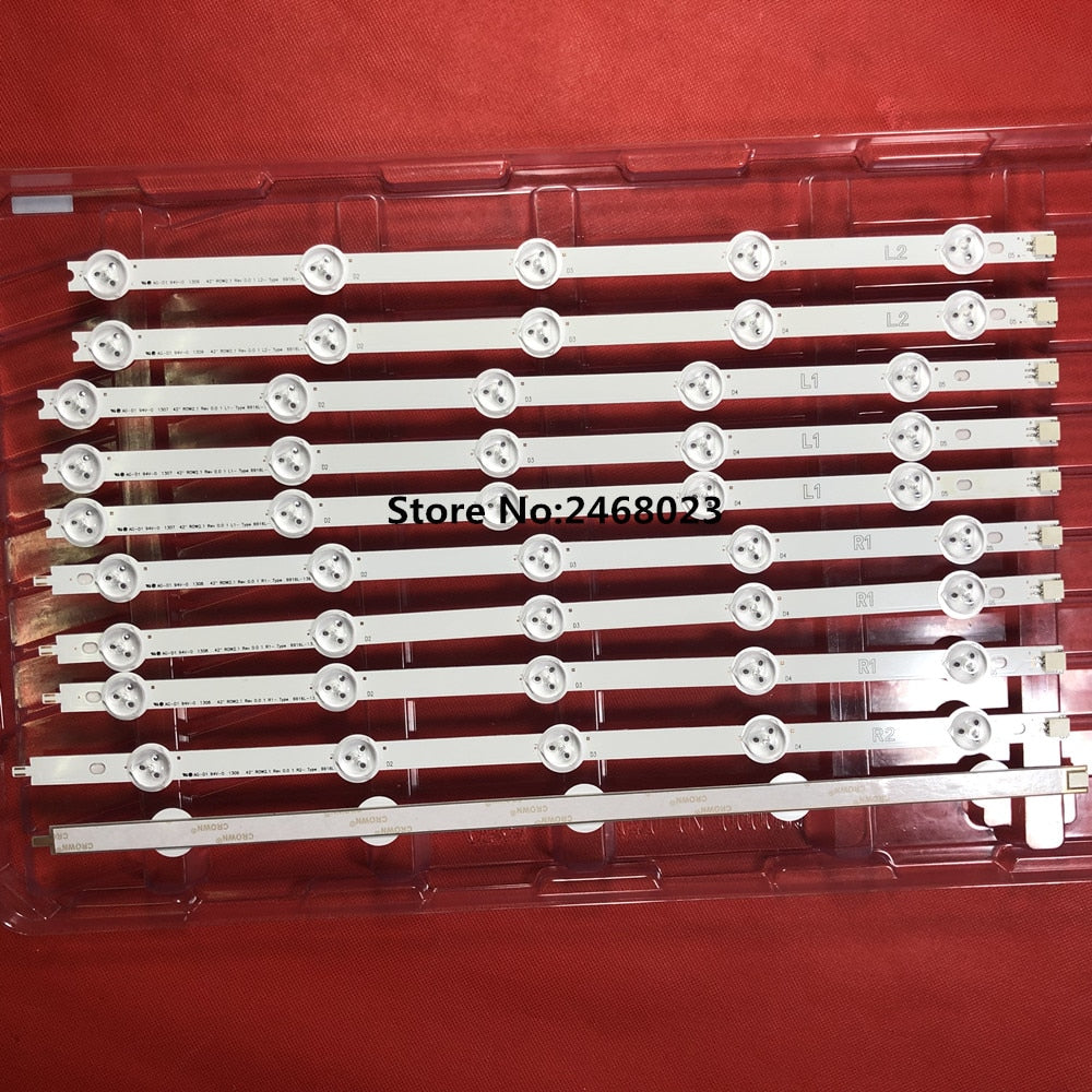 New LED backlight bar for 42&quot;ROW2.1 REV0.0 6916L-1412A//1413A//1414A//1415A,6916L-1214A/1215A/1216A/1217A 10 Pieces/lot