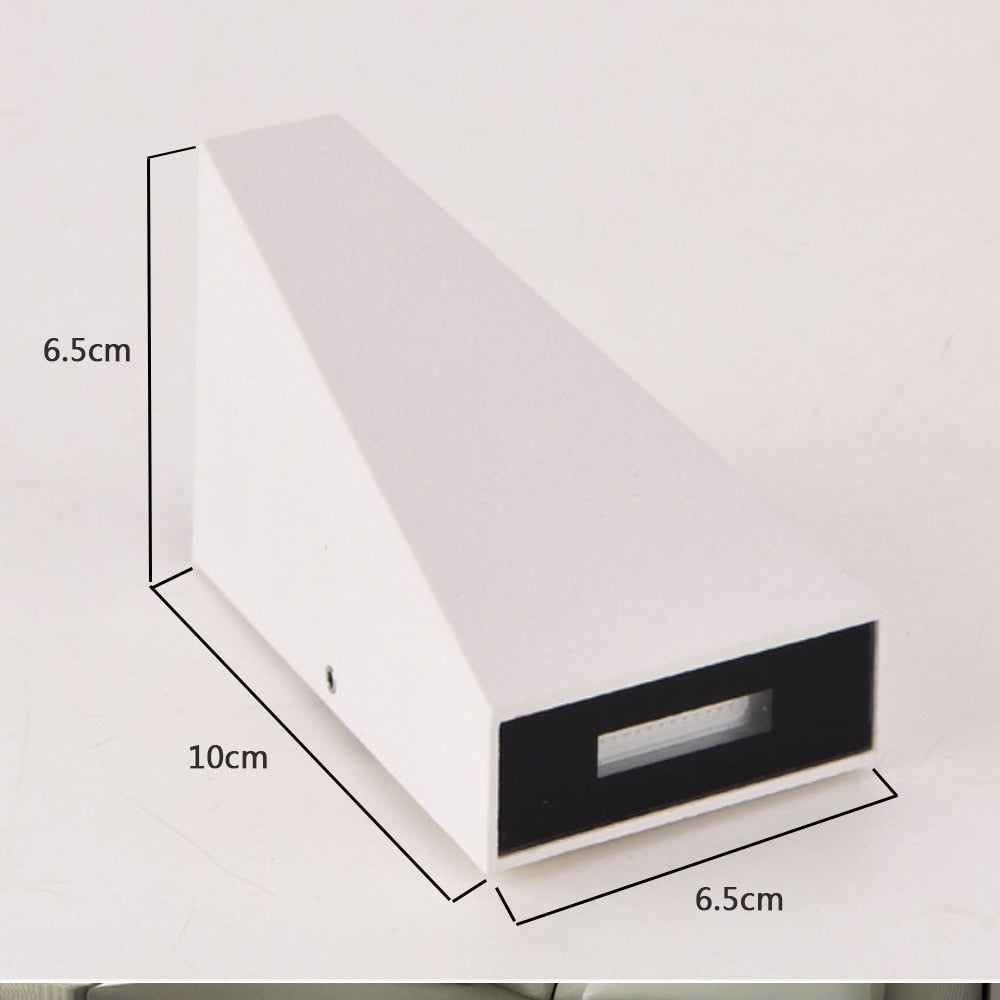 Waterproof Outdoor wall lighting IP65 Modern Indoor Lamps colorful Decorative lighting Porch Garden Lights  Aluminum AC90-260V