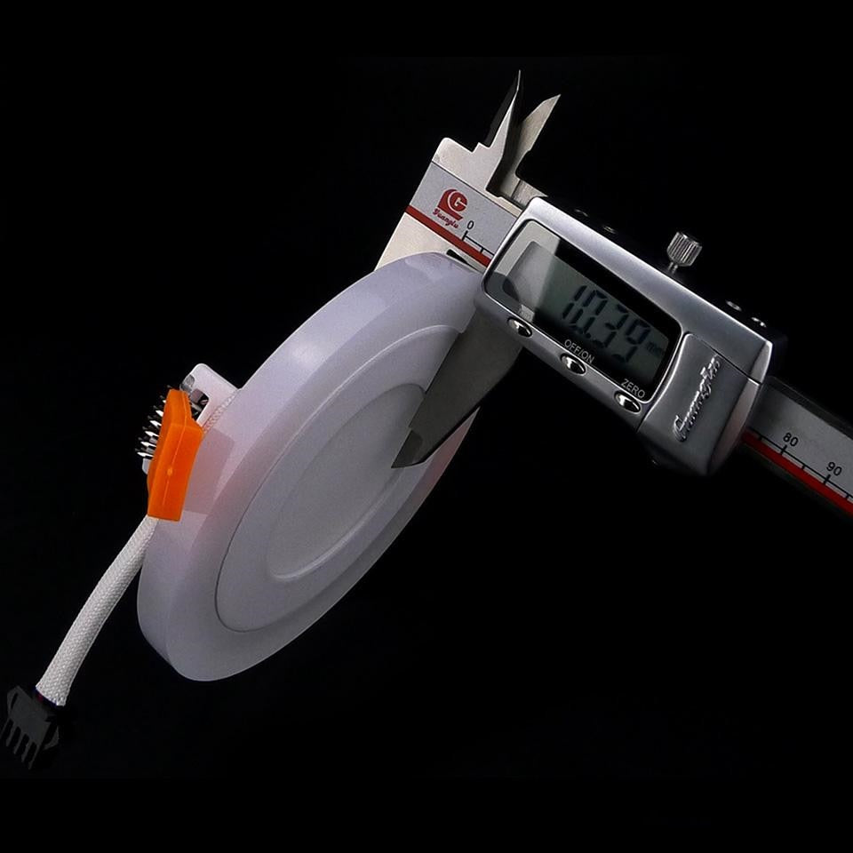 Double Color LED Panel Downlight 6W 9W 16W 24w 3 Model LED Lamp Panel Light LED Ceiling Recessed Spot light AC110V 220V + Driver