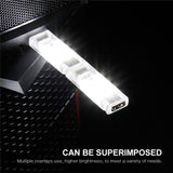 Mini USB LED Night Light 12LEDs 5V Bulb White Lamp for Reading Gadget Notebook Power Bank Computer Laptop night lamp