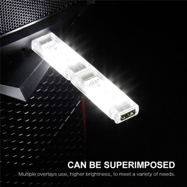 Mini USB LED Night Light 12LEDs 5V Bulb White Lamp for Reading Gadget Notebook Power Bank Computer Laptop night lamp