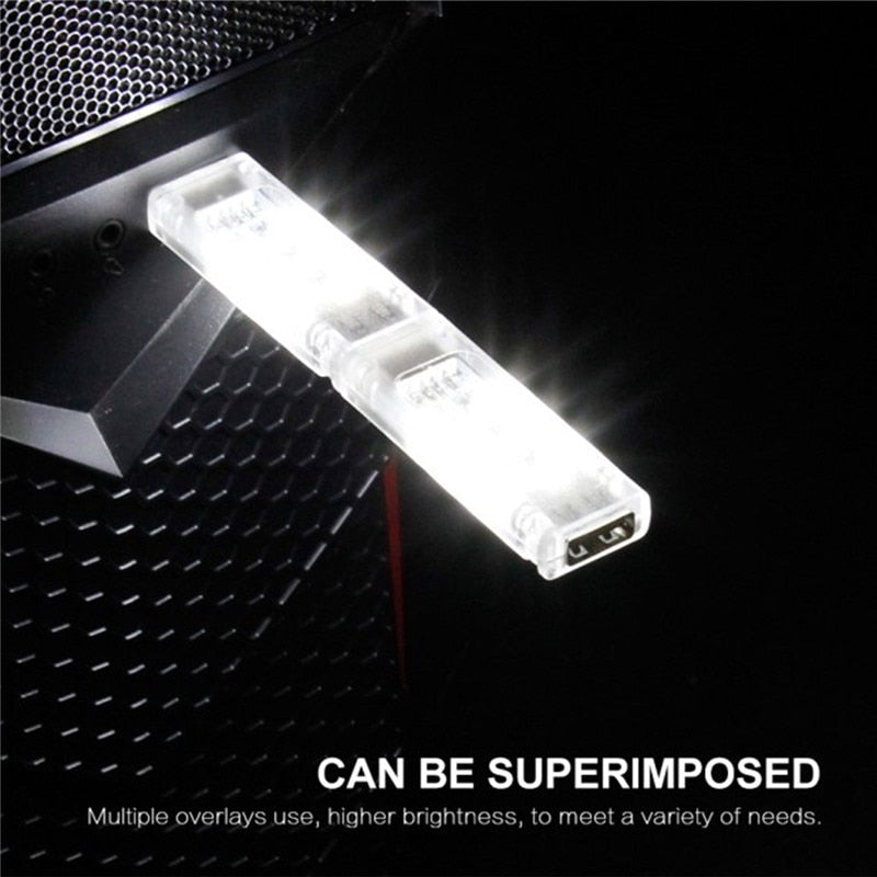 Mini USB LED Night Light 12LEDs 5V Bulb White Lamp for Reading Gadget Notebook Power Bank Computer Laptop night lamp
