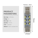 Mini USB LED Night Light 12LEDs 5V Bulb White Lamp for Reading Gadget Notebook Power Bank Computer Laptop night lamp
