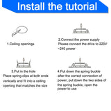 LED Downlight 10pcs 3w 5w 7w 9w 12w 18w AC 220V 240V Aluminum Ultrathin downlight Indoor LED Ceiling Round Recessed Waterproof