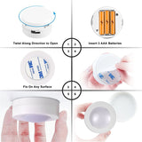 LED Puck Lights Wireless Downlight Spotlights For Close Wardrobe Hallway Night lamp