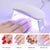 Nail Dryer Machine UV LED Lamp Portable Micro USB Cable Home Use Nail UV Gel Varnish Dryer 3 LEDS Lamp Nail Art Tools 6W