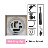 12" Dimmable LED Selfie Ring Light Photo Studio Light Photography Live Video Makeup for mobile phone with Tripod Phone Holder