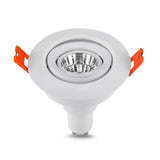 Led Downlight 2pcs Frame GU10 MR16 Halogen Led Spot Light Fixtures White Black Silver For Home