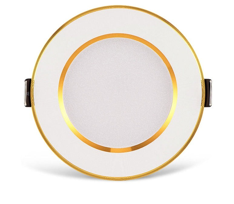 LED Downlight 10pcs/pack led downlight 3w 5w 7w 9w 12w 15w 18w ceiling recessed gold downlights high quality round panel light