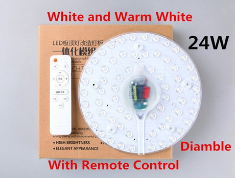 Dimmable Downlight 24W 32W 40W LED Panel Natural White Round Panel Lights Ceiling Recessed Lamps AC 220V 240V White Warm White