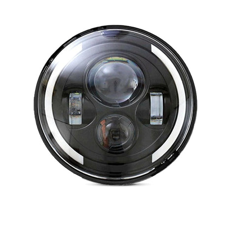 30W 7inch Round Led Headlight High Low Beam Light Halo Angle Eyes DRL Headlamp For Jeep Wrangler Off Road 4x4 Motorcycle
