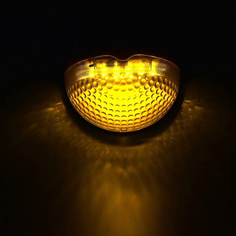 LED Wall Lighting Solar Garden Light Waterproof Fence Garden Light Wall Lamp Auto ON/OFF for Outdoor Lighting N760B