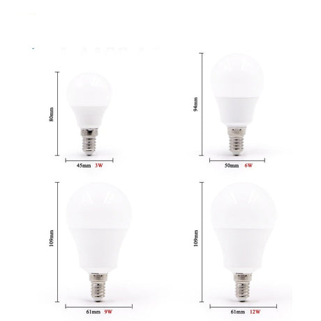 LED E14 LED lamp E27 LED bulb AC 220V 230V 240V 20W 18W 15W 12W 9W 6W 3W Lampada's LED Spotlight Table lamp Lamps light