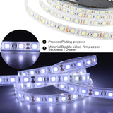 IP68 Waterproof Led Strip Light SMD 5050 Flexible Roll Tape DC 12V 60LEDs/m 5M/lot Aquarium Underwater Swimming pool Decoration