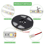 IP68 Waterproof Led Strip Light SMD 5050 Flexible Roll Tape DC 12V 60LEDs/m 5M/lot Aquarium Underwater Swimming pool Decoration