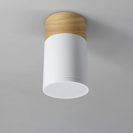 LED Downlight Wood Ceiling Lamp for Living Room Bedroom kitchen Corridor Hallways AC85-260V 5W Surface Mounted Downlight