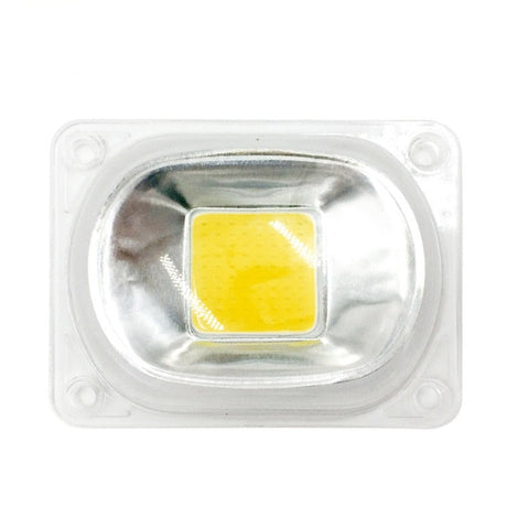 LED COB Chip +Lens Reflector Smart IC Chip 50W 30W 20W AC230V LED Beads DIY For LED Floodlight Need Heatsink for Cooling
