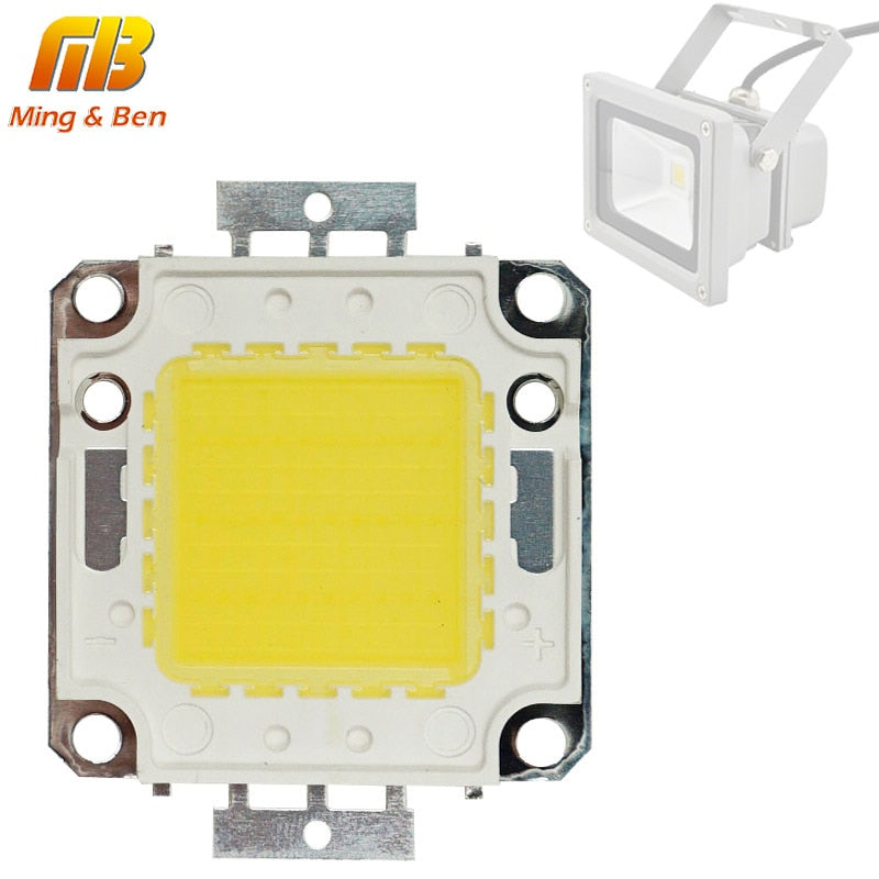 LED Chip 10W 20W 30W 50W 70W 100W 30-32V Cool White Warm White LED Beads DIY For LED Flood Light Spotlight 45*45mil High Power