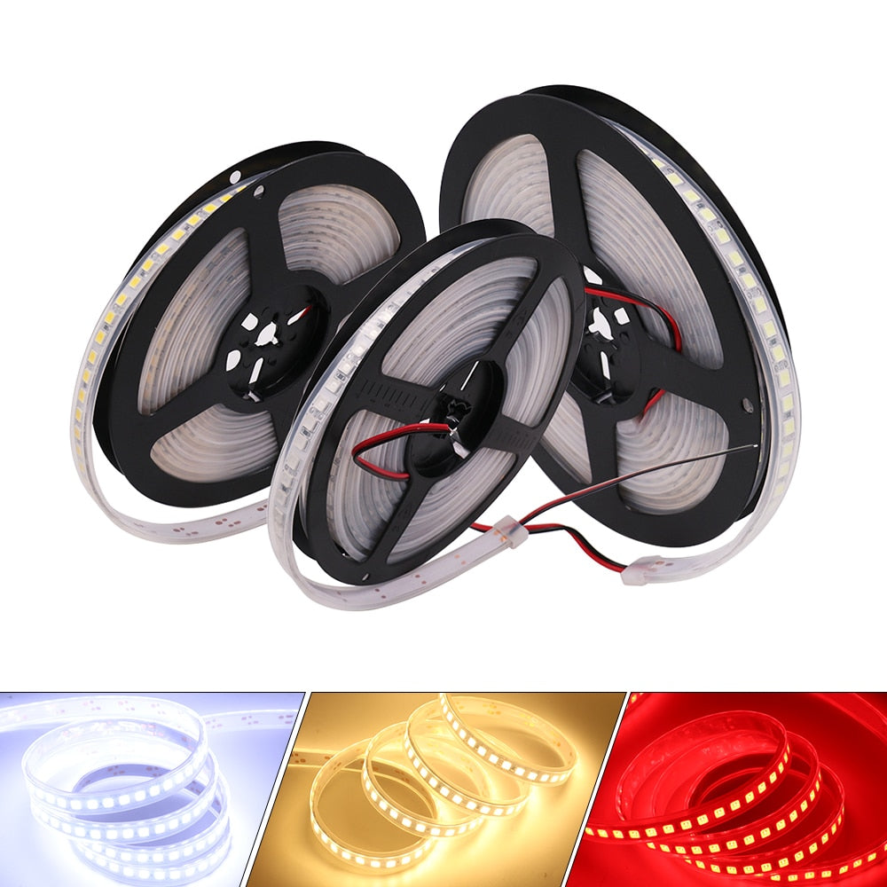 5M 600 LED 5054 LED Strip Light Waterproof DC12V Ribbon Tape Brighter Than 5050 Cold White/Warm White/Ice Blue/Red/Green/blue
