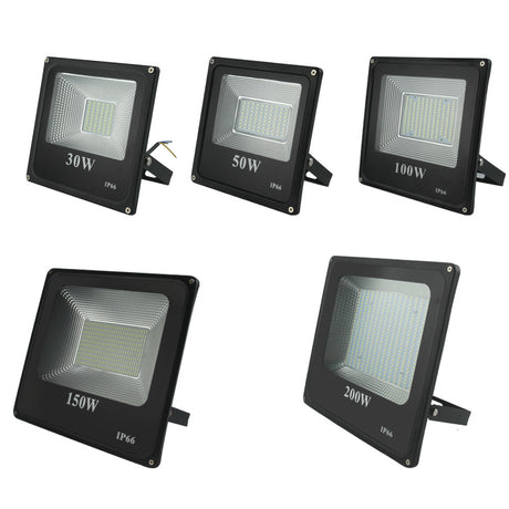 LED Flood Light 30W 50W 100W 150W 200W AC220V Waterproof IP66 Spotlight Outdoor Garden Lamp Led Floodlight Lighting