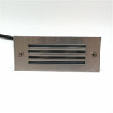 Outdoor Led Step Light IP68 Aluminum Embedded Staircase Corner Lamp Waterproof Recessed Wall Stair Lamp Footlight