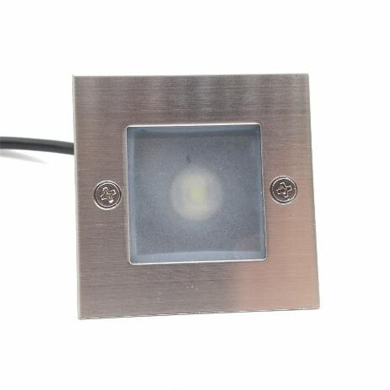 Outdoor Led Step Light IP68 Aluminum Embedded Staircase Corner Lamp Waterproof Recessed Wall Stair Lamp Footlight
