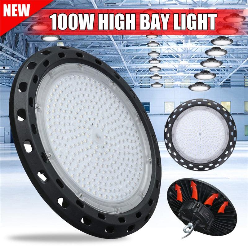 100W LED High Bay Light 20,000LM IP65 Retrofit Warehouse Light AC85-265V - LED Lights For Sale : Affordable LED Solutions : Wholesale Prices