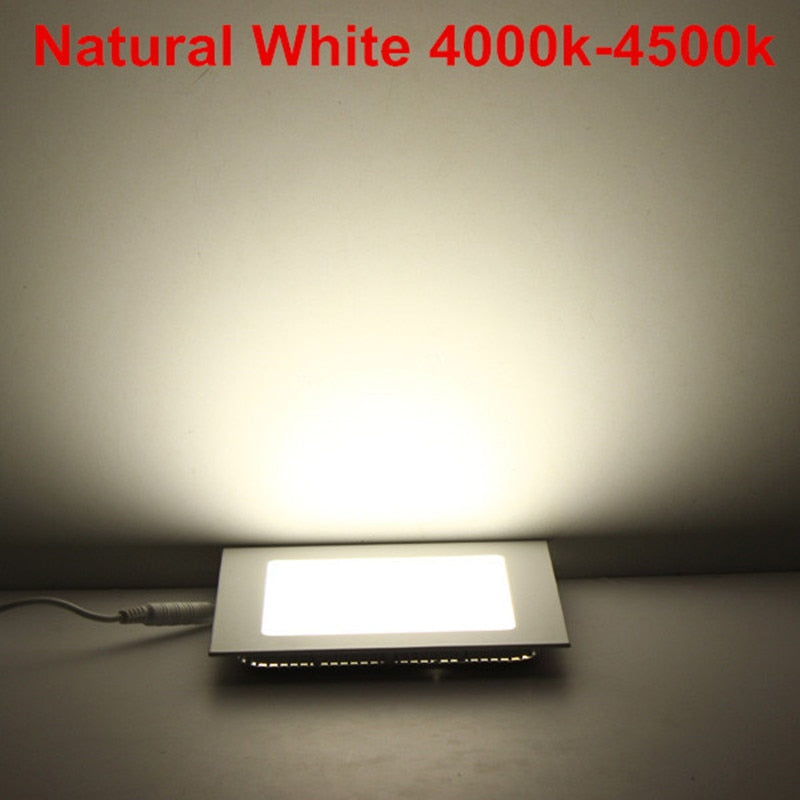 Dimmable Ultra thin design LED Dimmable Ceiling Recessed Grid Downlight / Slim Square 25W LED Down light Panel Light