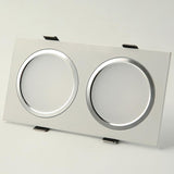 LED Downlights 5W 10W AC85-265V Square silver Black White LED Ceiling Lamp Down Light for Kitchen Home Office Indoor Lighting