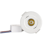 Residential LED Downlight Dimmable 1W 3W 4W 5W 7W Warm Nature Pure White 110V 220V Recessed LED Lamp Spot Light Indoor Lighting