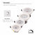 Residential LED Downlight Dimmable 1W 3W 4W 5W 7W Warm Nature Pure White 110V 220V Recessed LED Lamp Spot Light Indoor Lighting