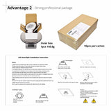 Residential LED Downlight Dimmable 1W 3W 4W 5W 7W Warm Nature Pure White 110V 220V Recessed LED Lamp Spot Light Indoor Lighting