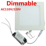 Dimmable 25 Watt Ultra thin design LED Dimmable Ceiling Recessed Grid Downlight / Slim Square Panel Light