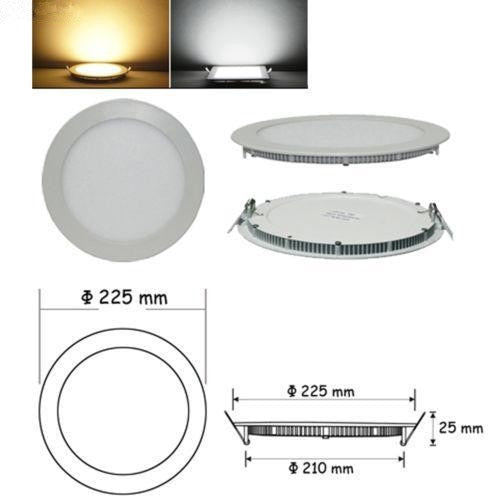 Ultra Thin Led Panel Downlight 1pcs 6w 9w 12w 15w 25w Round Ceiling Recessed Spot Light AC85-265V Painel lamp Indoor Lighting