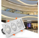 Super Bright Recessed square 1pcs LED Dimmable Downlight COB 10w 20W 30w LED Spot light LED decoration Ceiling Lamp AC85-265v