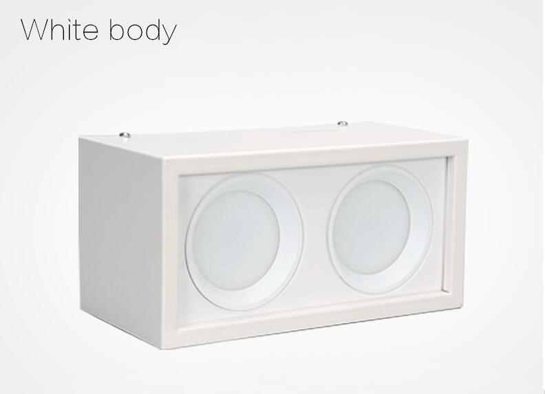 Square COB LED dimmable Downlights 10W 15W 20W 30W Surface Mounted LED Ceiling Lamps Spot Light LED Downlights AC85V-265V