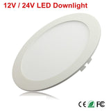 LED Ceiling Panel Light 3W 4W 6W 9W 12W 15W 25W High brightness LED Downlight with adapter AC/DC 12V 24V indoor Light