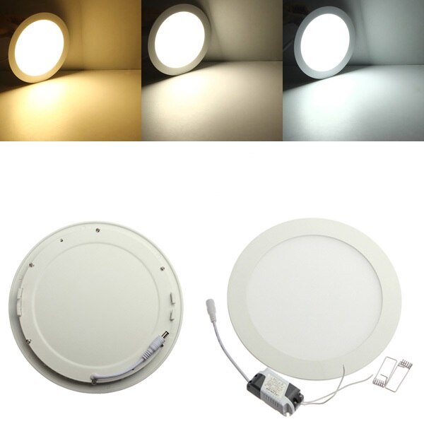 LED Downlight Dimmable 3W 4W 6W 9W 12W 15W 25W Round Ultrathin SMD 2835 Power Driver Ceiling Panel Lights Cool Warm White